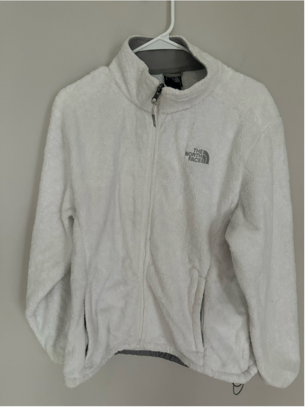 Women's The North Face Fleece Jacket White XL